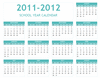 2011-2012 School Calendar (mon-sun)