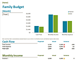 Free Download Excel Dashboards And Budget Planner Reports