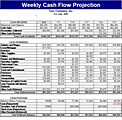 Weekly Cash Flow Projection